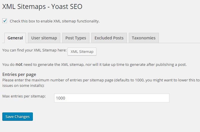 How to fix site XML map 