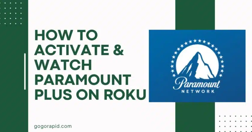 Activate Paramount Plus on Roku