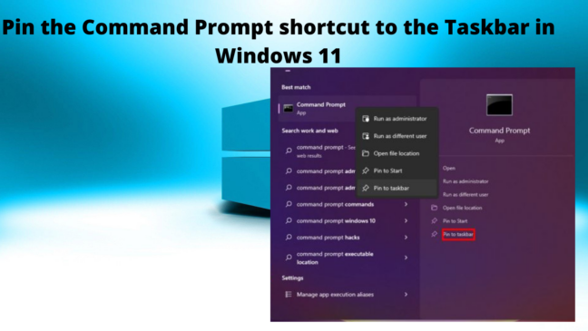 Open the Windows 11 Command Prompt