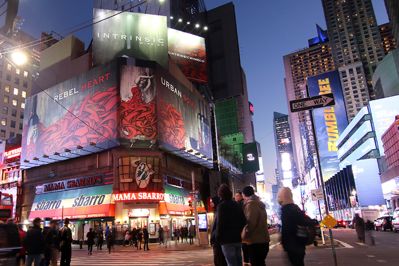 Intrinsic Times Square Billboard Spectacular