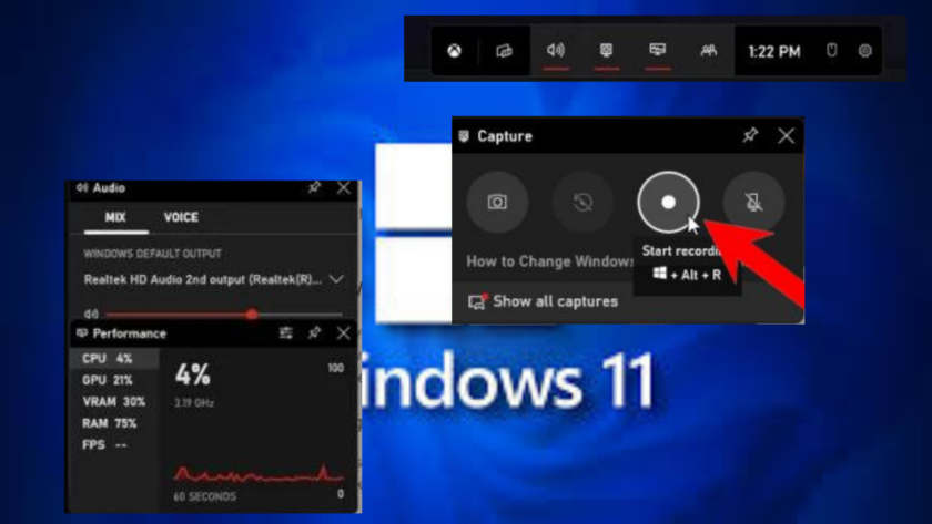 Top 05 Easy Ways To Record Screen On Windows 11 - Gogorapid