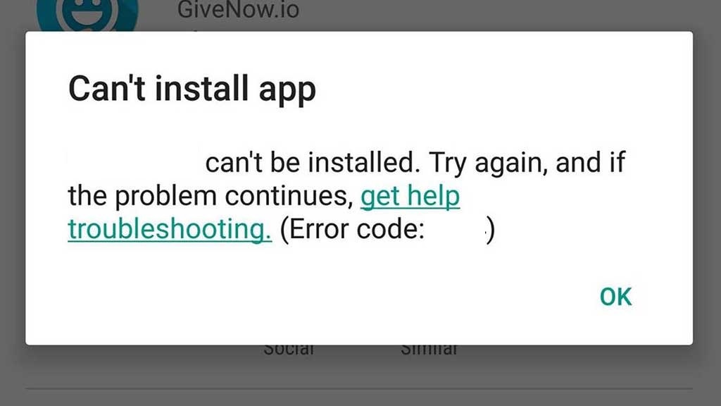Can't Install Apps on Samsung galaxy