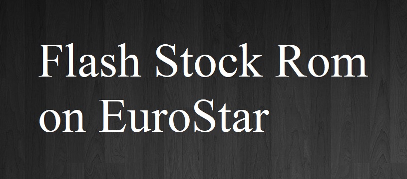 Flash Stock Rom on Eurostar epad genie et7183g