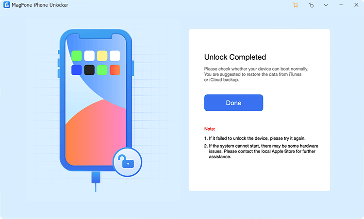 unlock a disabled iPhone