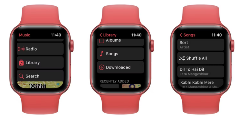 Download Songs to Your Apple Watch