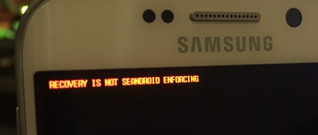 Recovery is not Seandroid Enforcing error on Samsung Galaxy